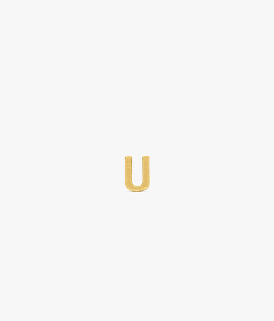 Tooth Gems de 24kt  Letra U