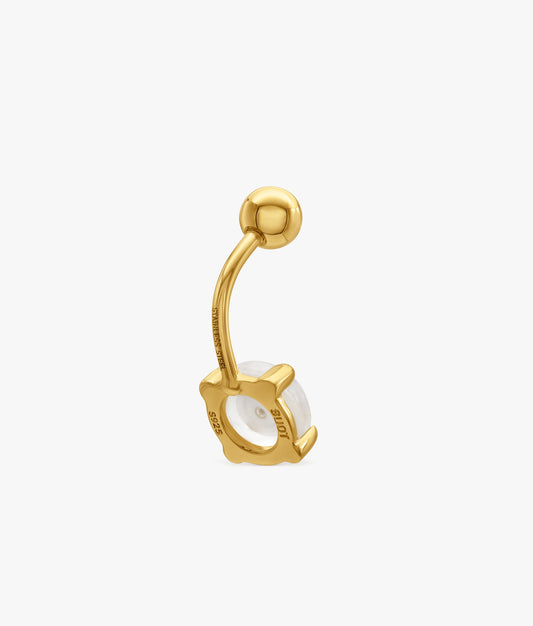 Naked Pearls Encapsulated Navel Piercing