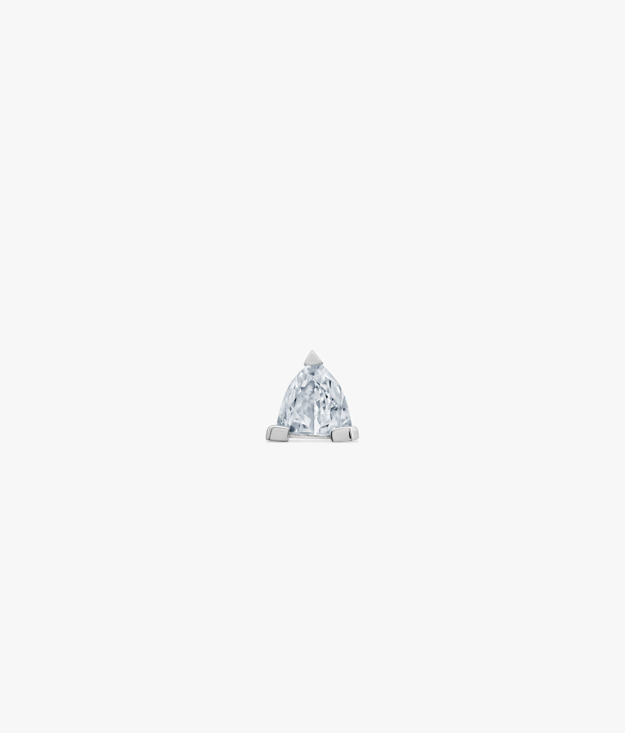 Half Cut Lab Diamonds 14K White Gold Earring 0.14 ct