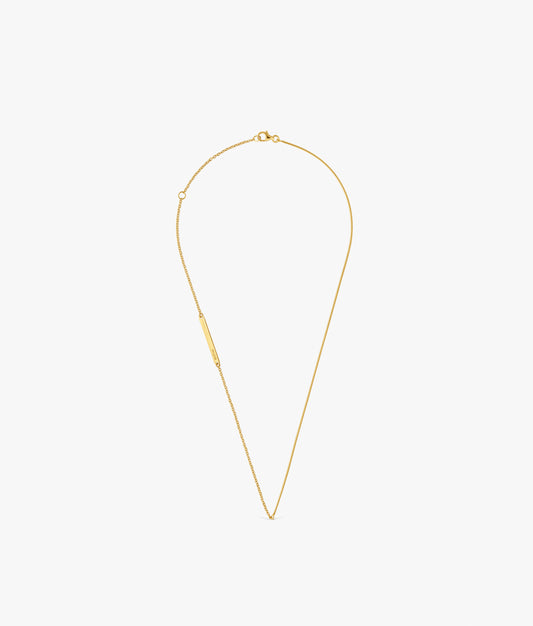 Gold Plated Chain Necklace (43 cm)