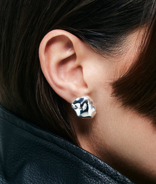 Pepita L Earring in Silver