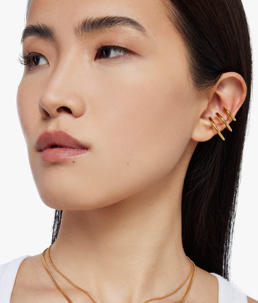 Gold Plated Silver Triple Ear Cuff