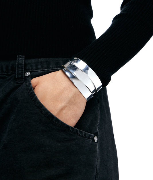 Sterling Silver Thin-Ribbon Bracelet