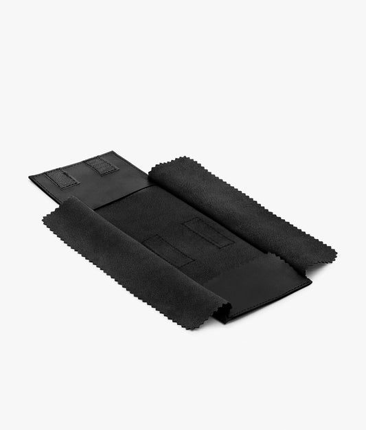 Manta enrollable para joyería Negro