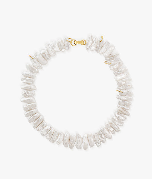 COLLAR DE PERLAS STICK RECICLADAS NAKED PEARLS