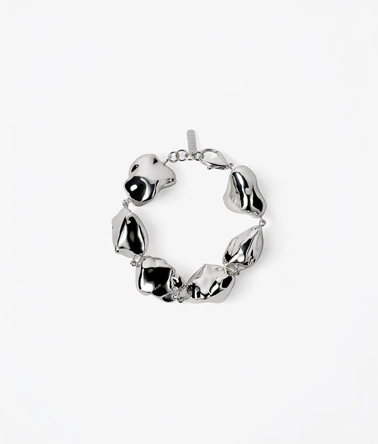 Pepita XL Silver Bracalette