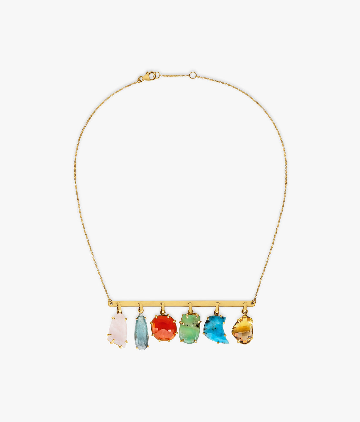 Unique Gems Unique 6 Pendants Necklace