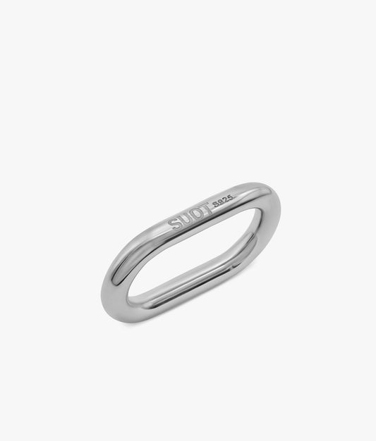 Sterling Silver Double Ring