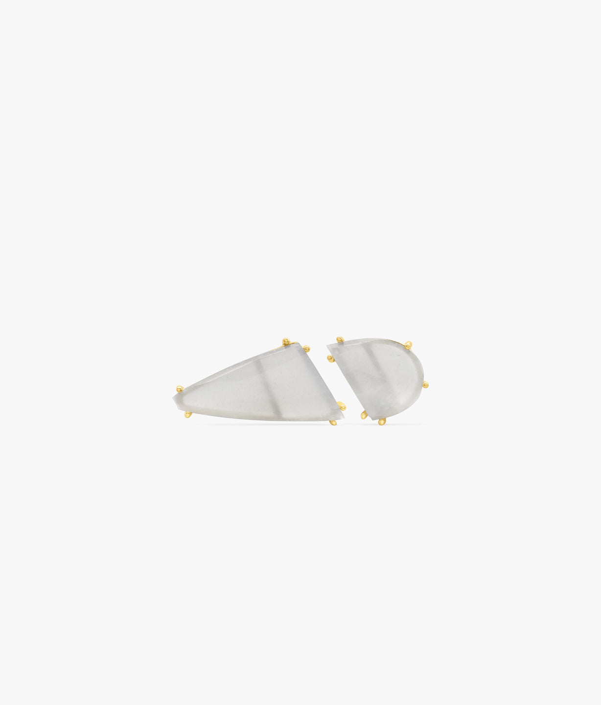 Pendientes de oro piedra luna Unique Gems