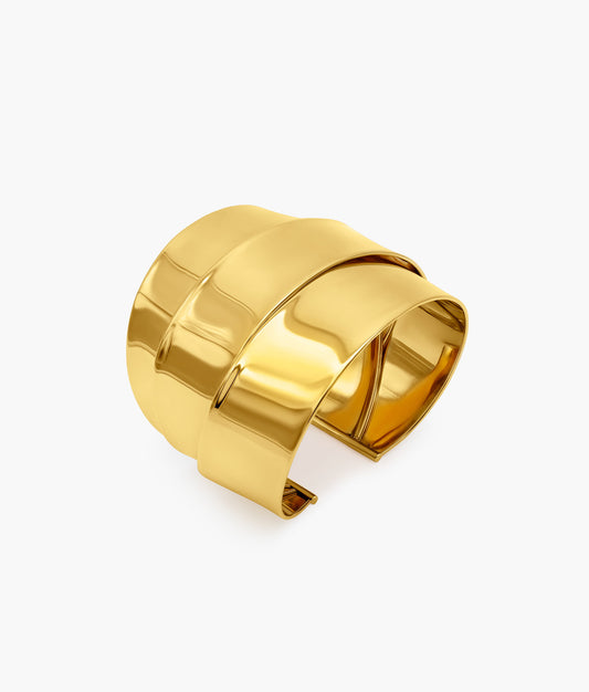 Pulsera de plata bañada en oro