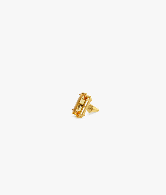 Citrine Gold Plated Silver  Earring