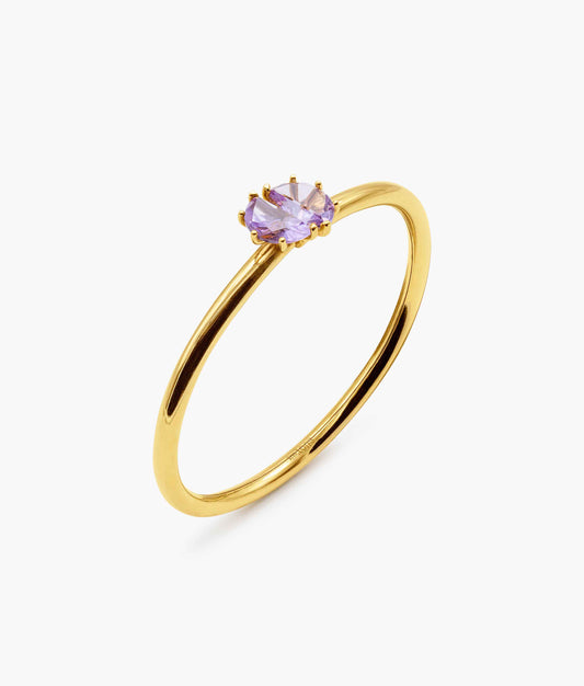 Pulsera de amatista Half Cut