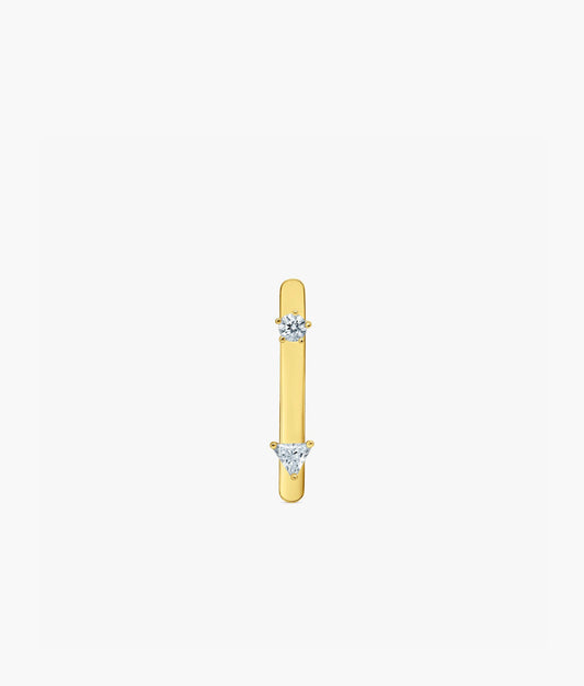 Lab Diamond Conexiones N3 Earring in 14K gold and 0.26ct GLD
