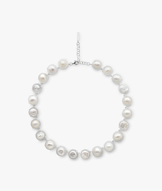 Naked Pearls Encapsulated Necklace