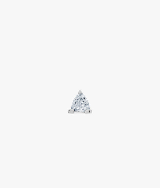 Half Cut Lab Diamonds 14K White Gold Earring 0.14 ct