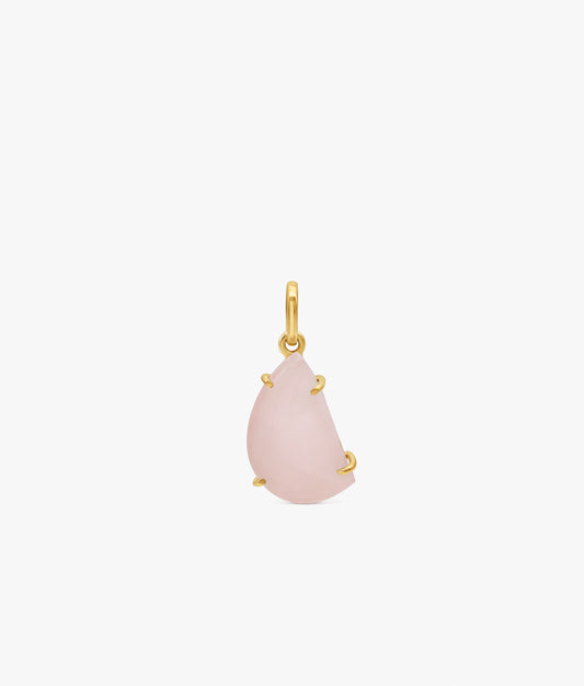 Unique Gems Rose Quartz Charm