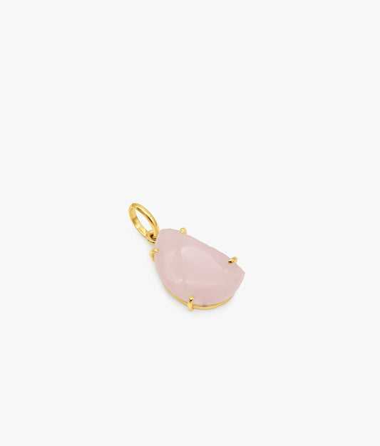 Unique Gems Rose Quartz Charm