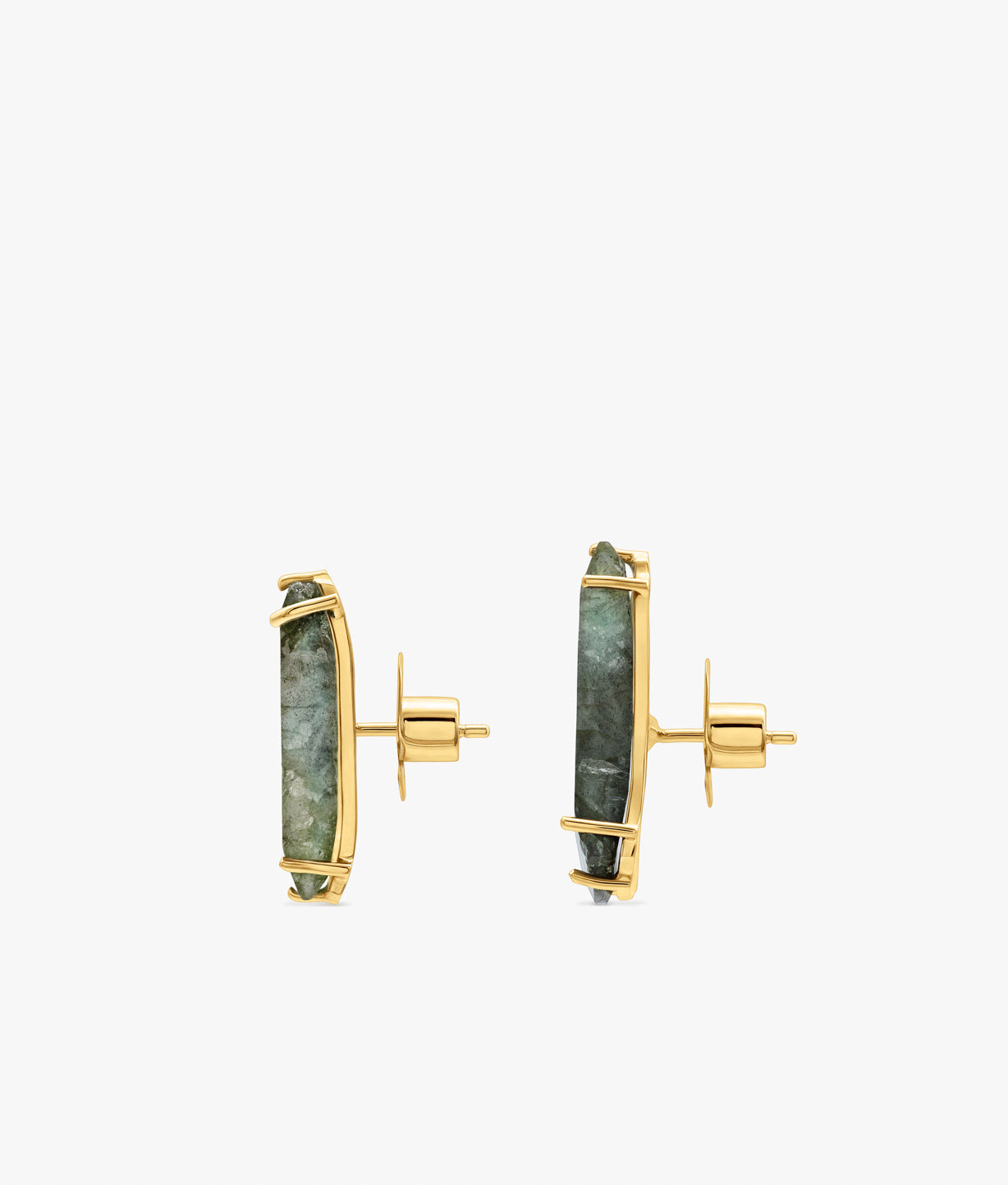 Unique Gems Big Labradorite Earrings