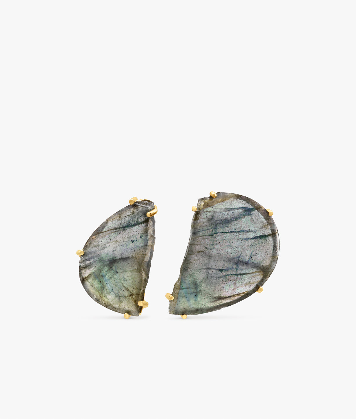 Unique Gems Big Labradorite Earrings