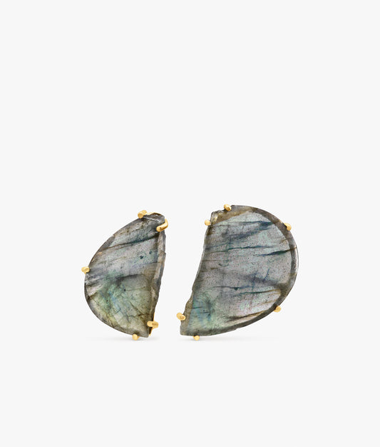 Unique Gems Big Labradorite Earrings