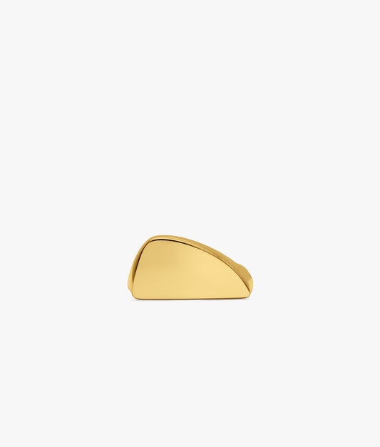 Half Cut Trillon Signet Ring