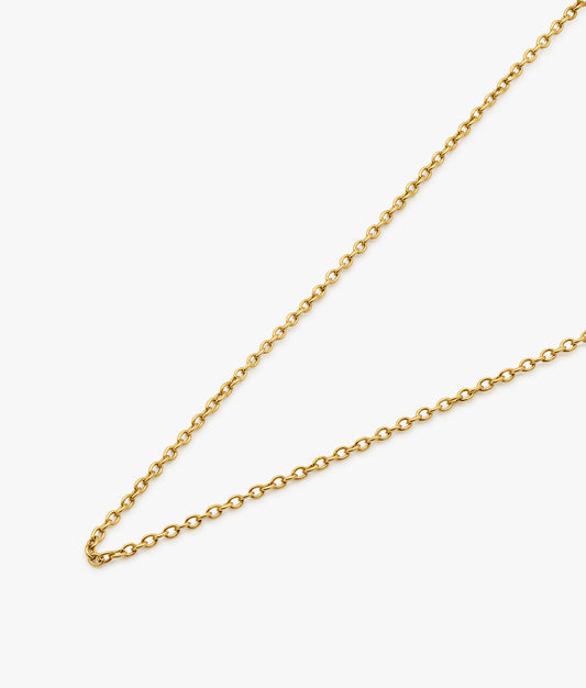 Gold Plated Chain Necklace (40cm)