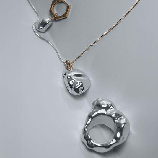 Pepita Silver L Charm