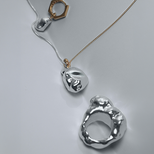 Pepita Silver L Charm