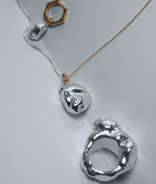 Pepita Silver L Charm