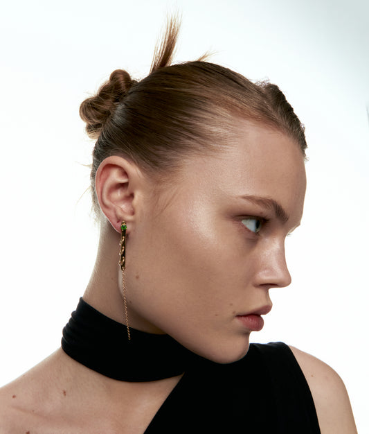 Gold Plated Conexiones Earring Plate N9