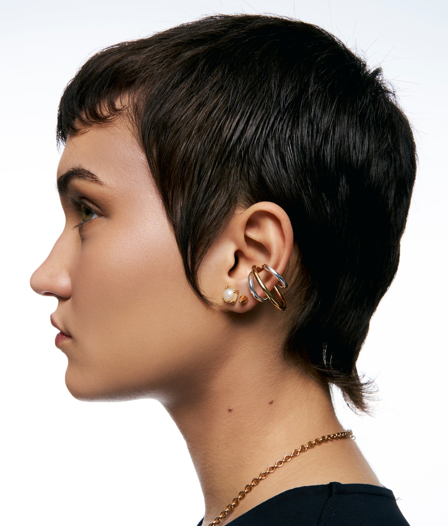 Ear cuff bicolor talla S
