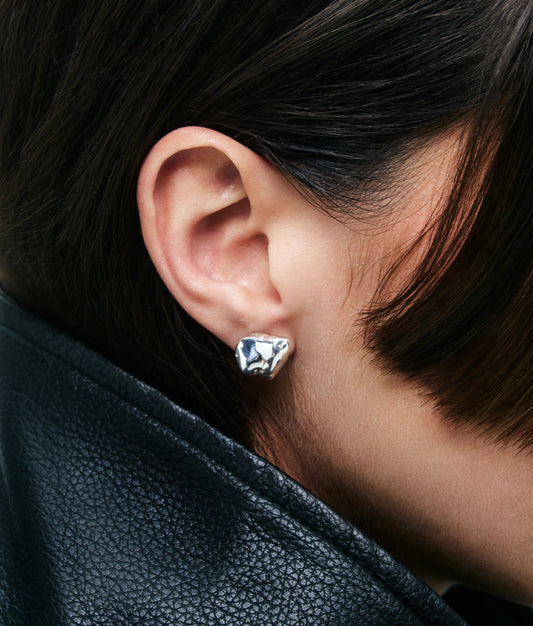 Pepita M Earring in Silver