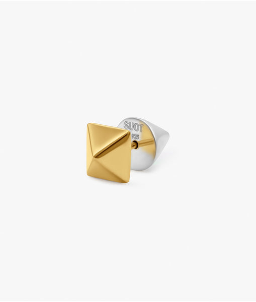 【HYERES LOR】24SS★ Silver (Y) Square One Touch Earrings Designer fashion, Seoul-fully created | W Concept