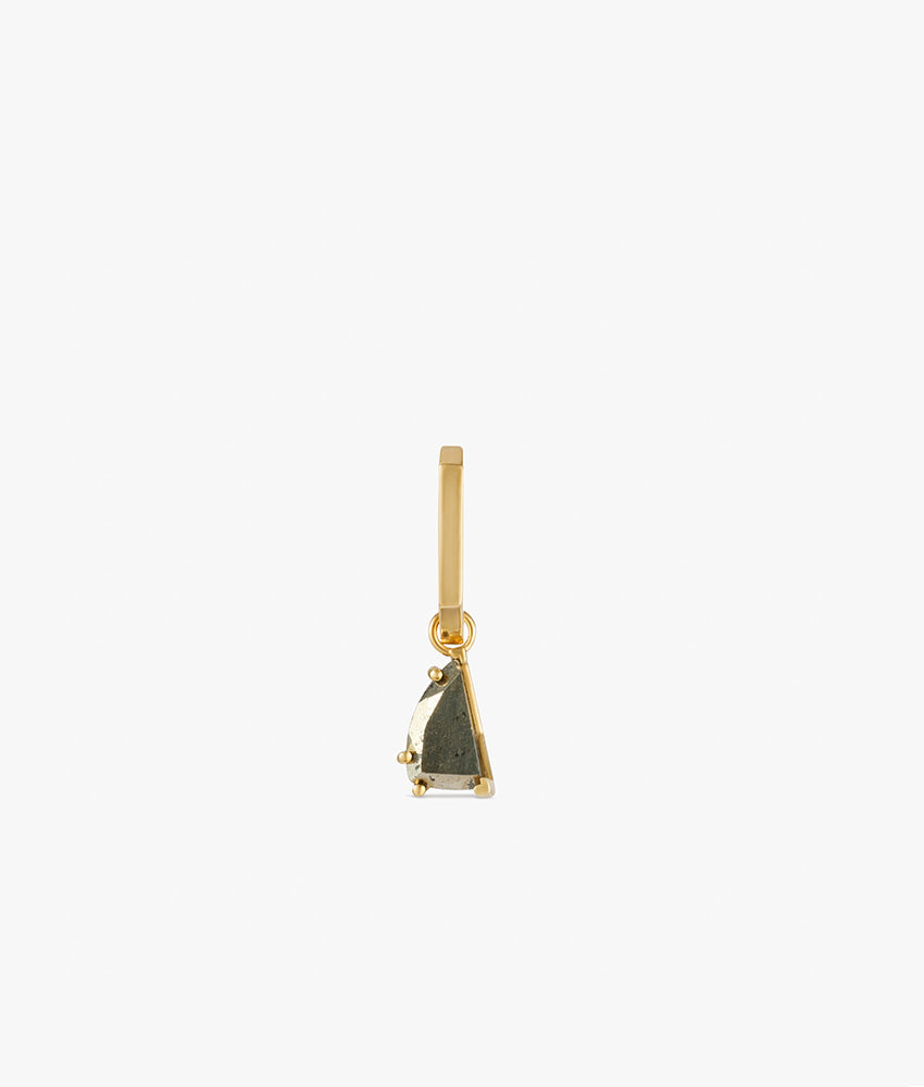 Pirita Half Cut Trillion Drop Earring