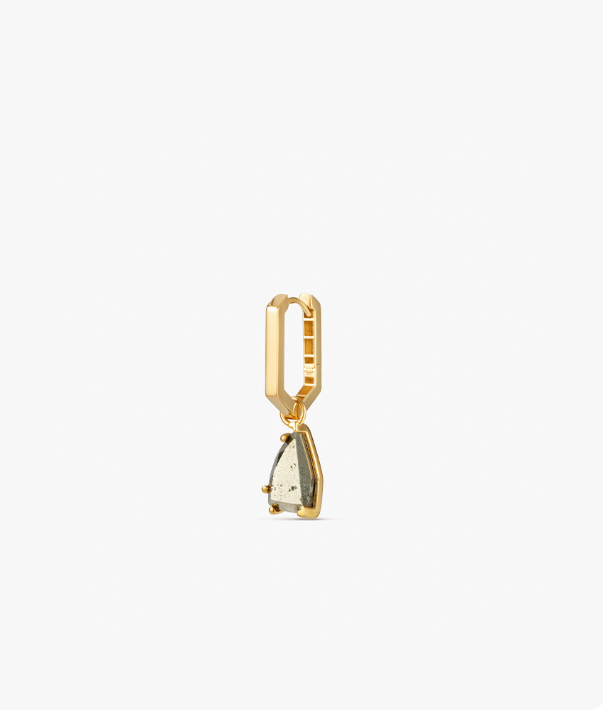 Pirita Half Cut Trillion Drop Earring