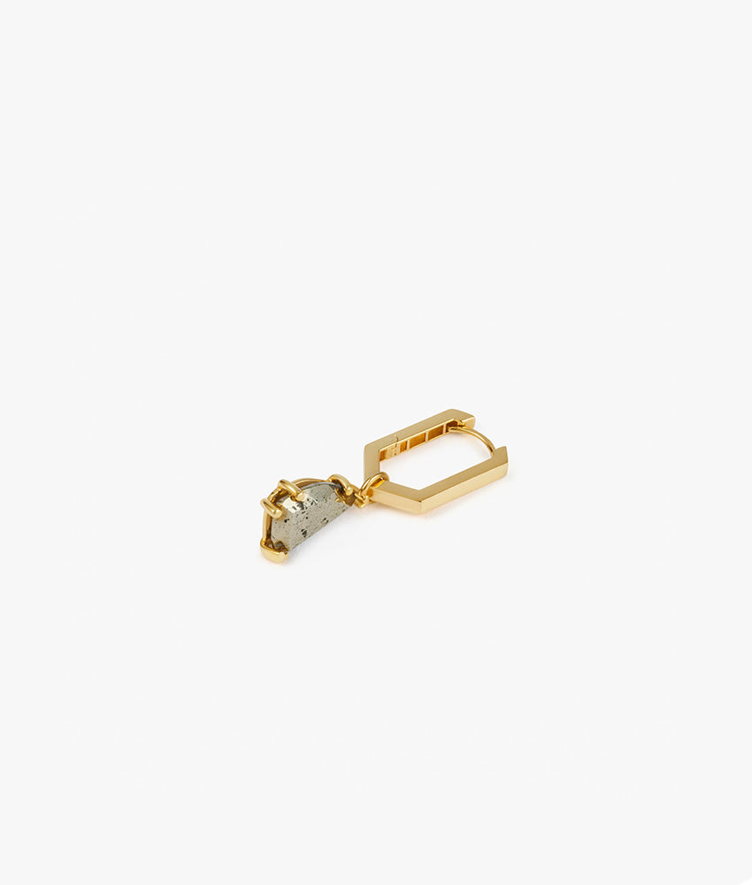 Pirita Half Cut Trillion Drop Earring