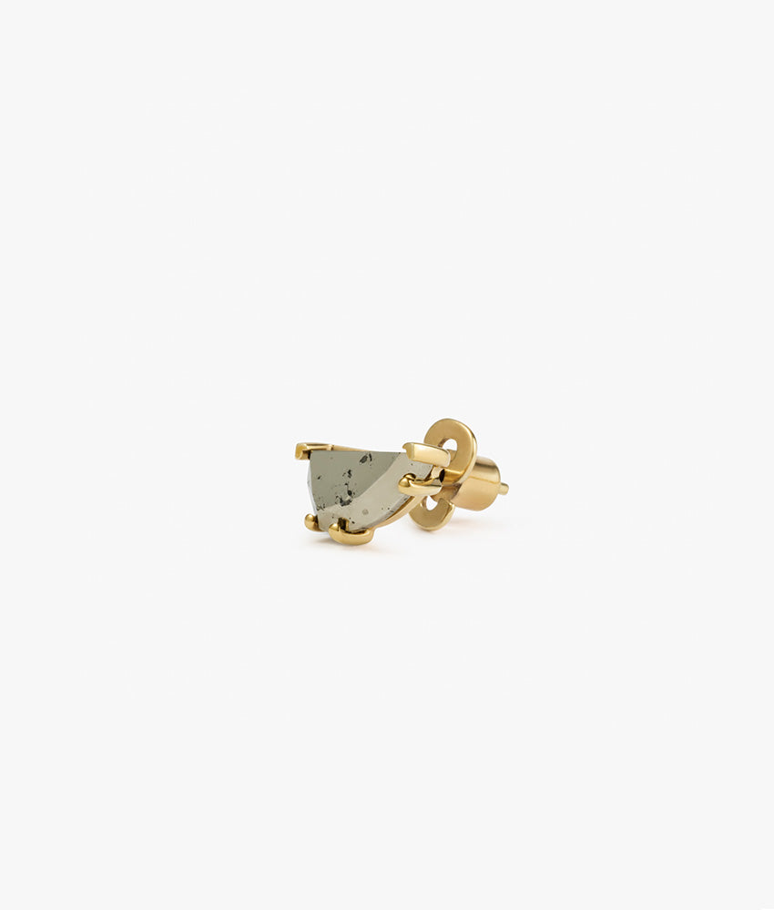 Pirita Half Cut Trillion Earring