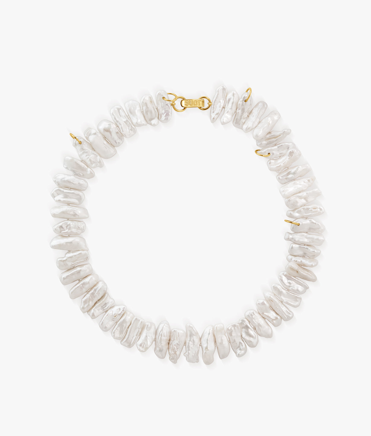 COLLAR DE PERLAS STICK RECICLADAS NAKED PEARLS