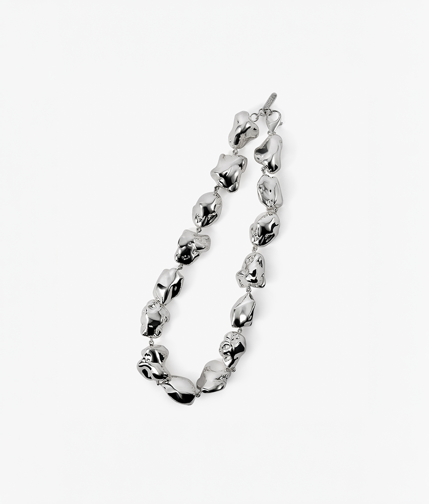 Pepitas Silver Neckace XL
