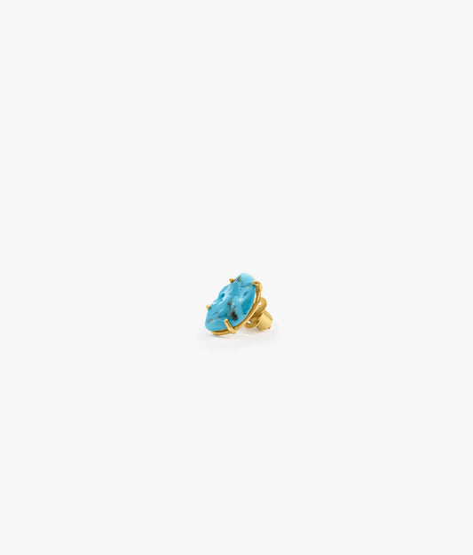 Unique Gems Press Turquoise Single Earring