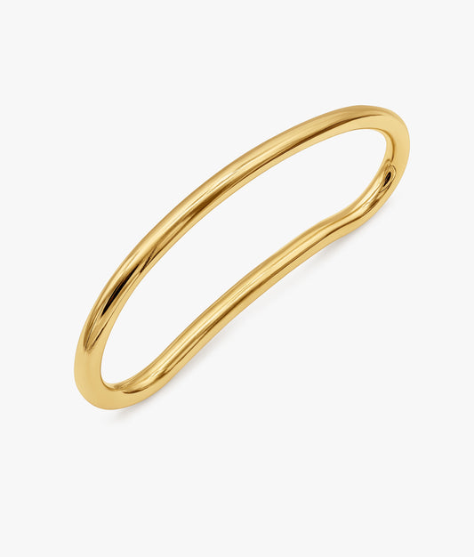 Gold Plated Silver Palm Cuff
