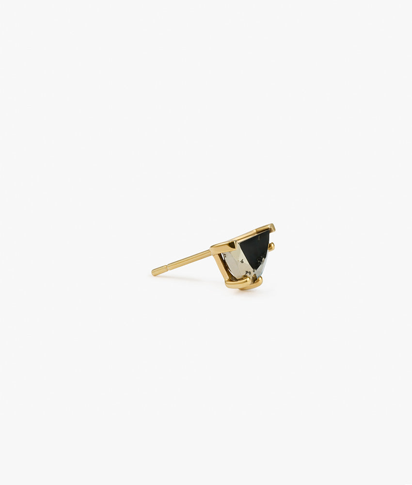 Pirita Half Cut Trillion Earring