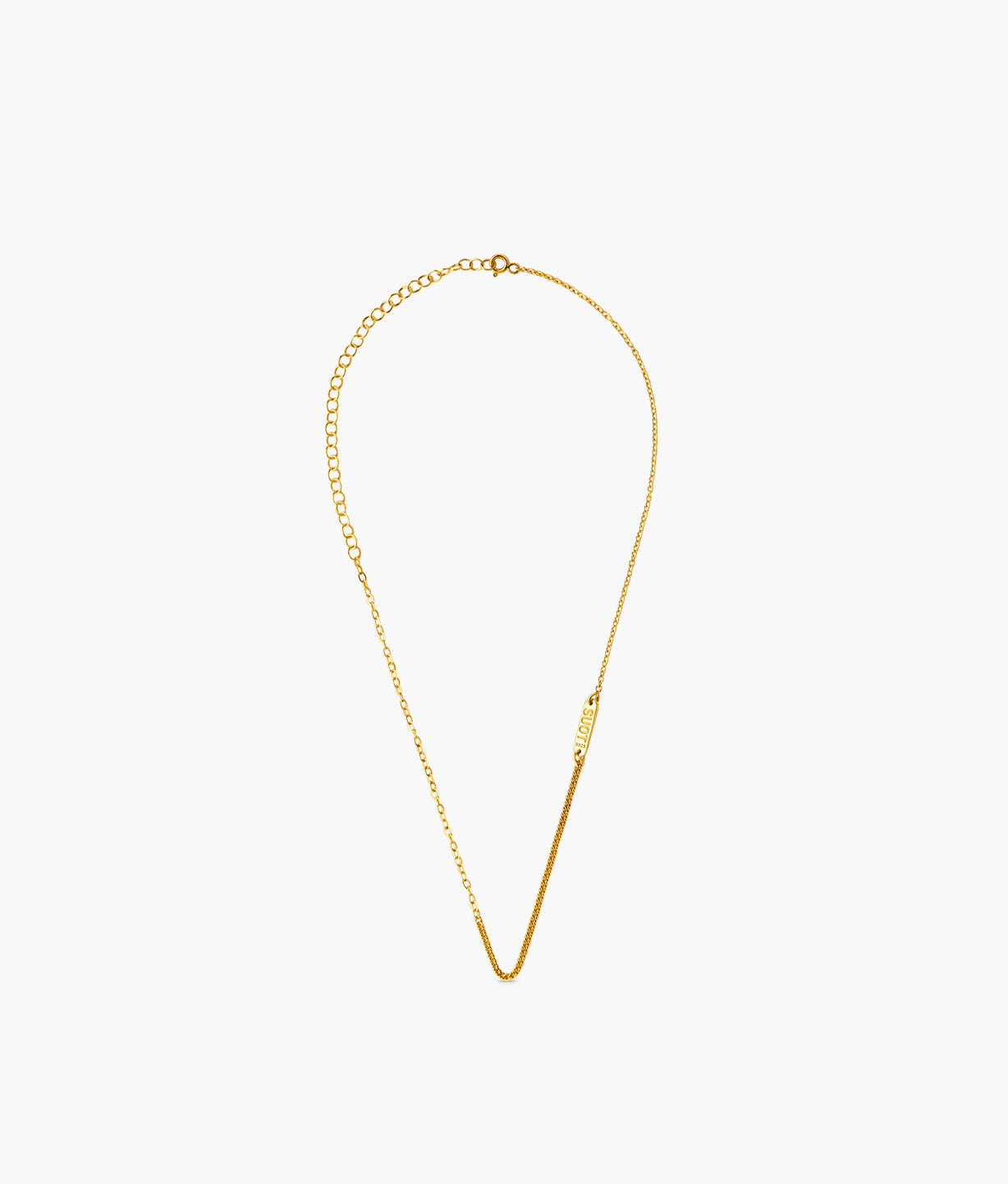 Gold Plated Silver Chain Necklace