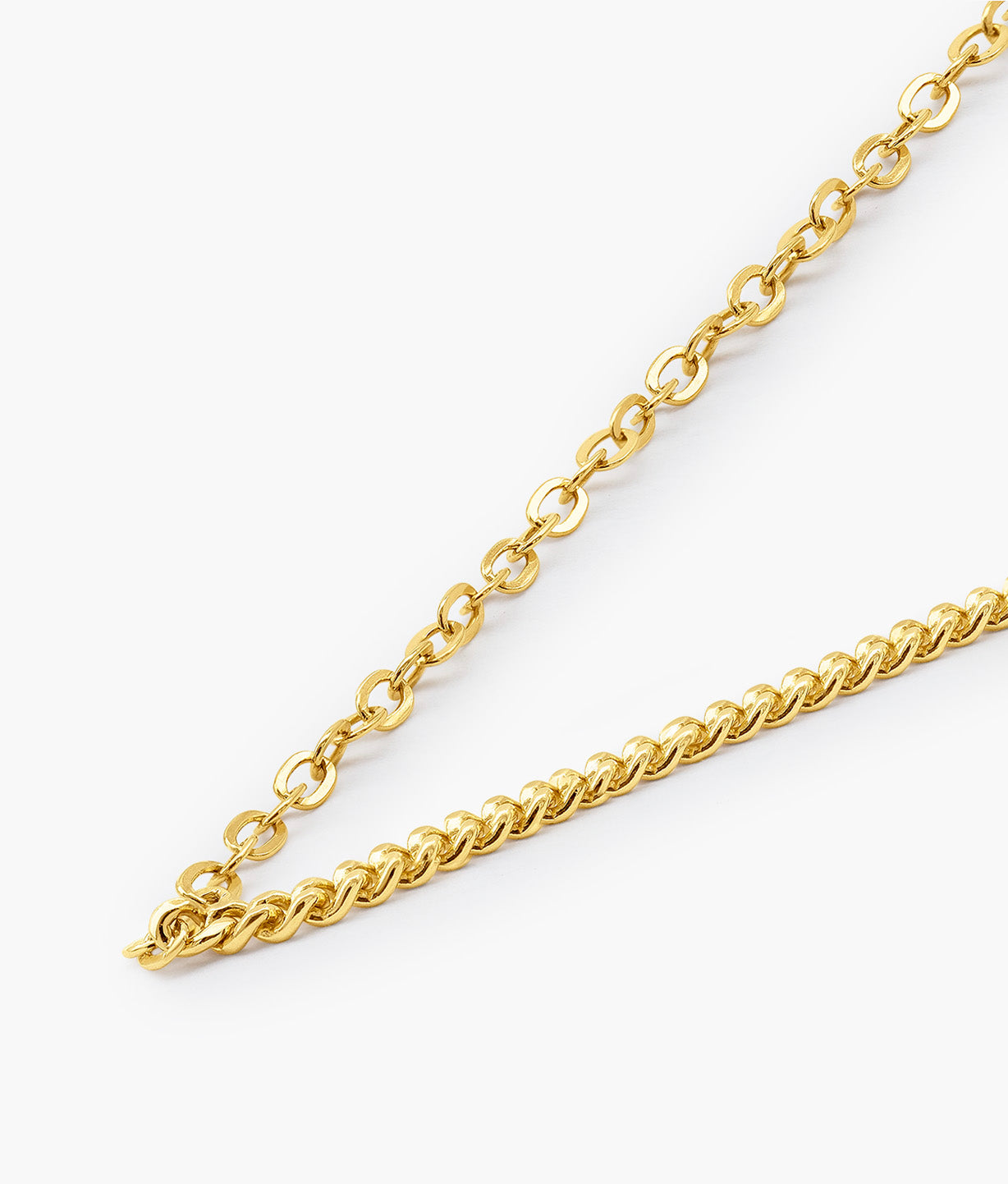 Gold Plated Silver Chain Necklace