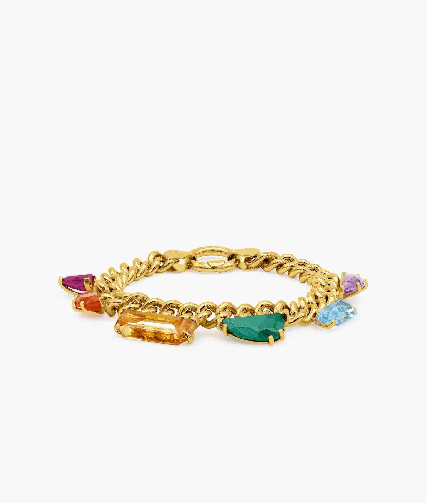 Half Cut Gems Bracelet