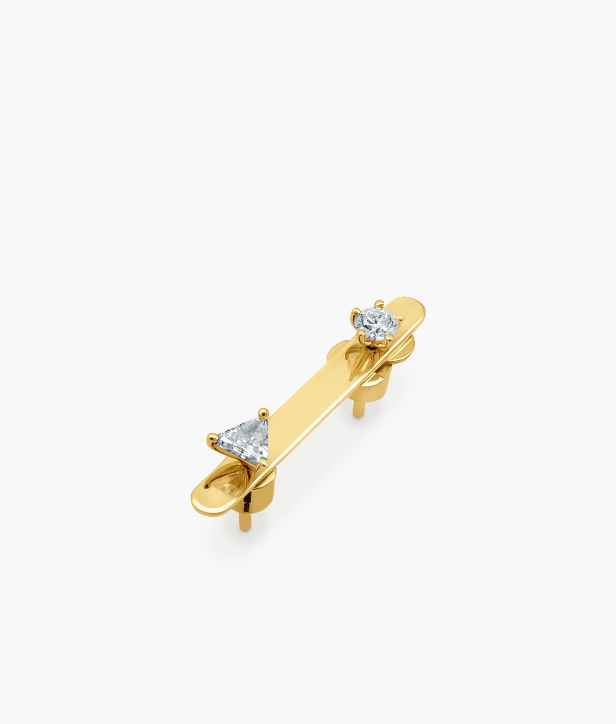 14KT Lab Diamond Conexiones Earring N3