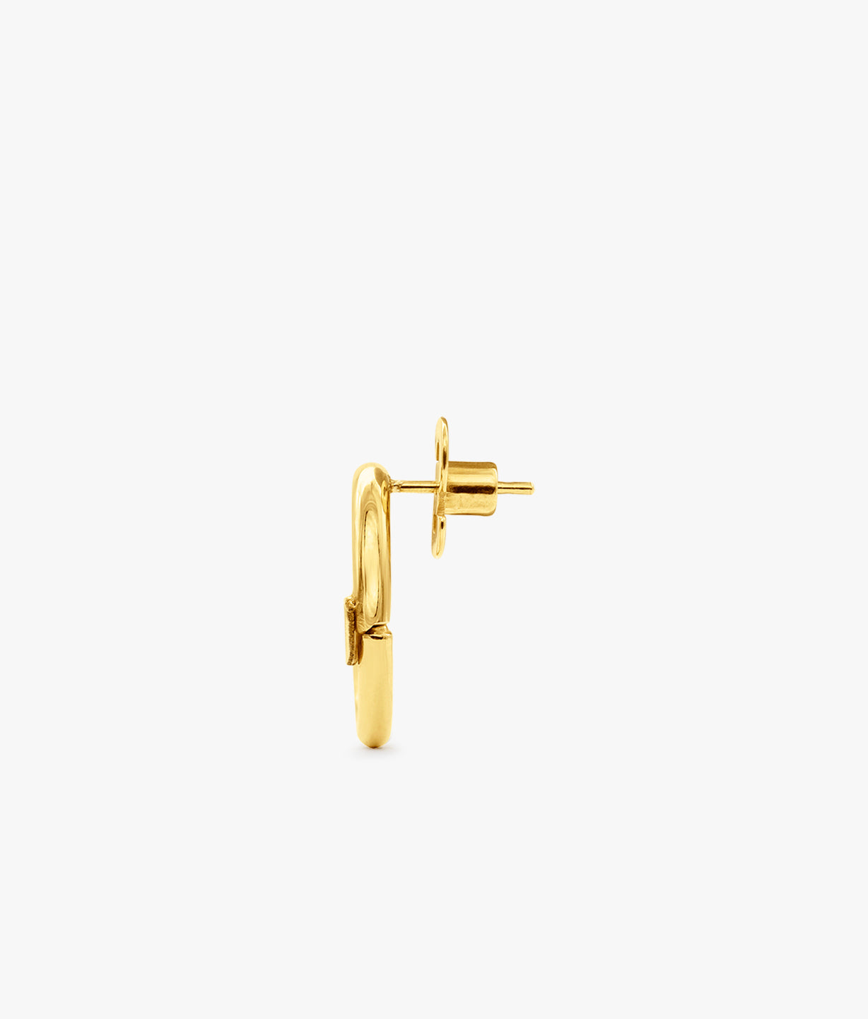 Gold Plated Silver Small Hold Earring