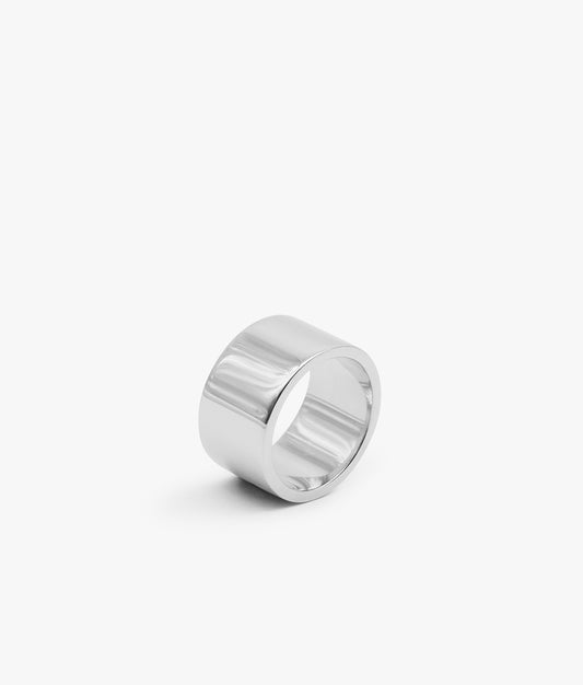 Sterling Silver Wide Flat Ring