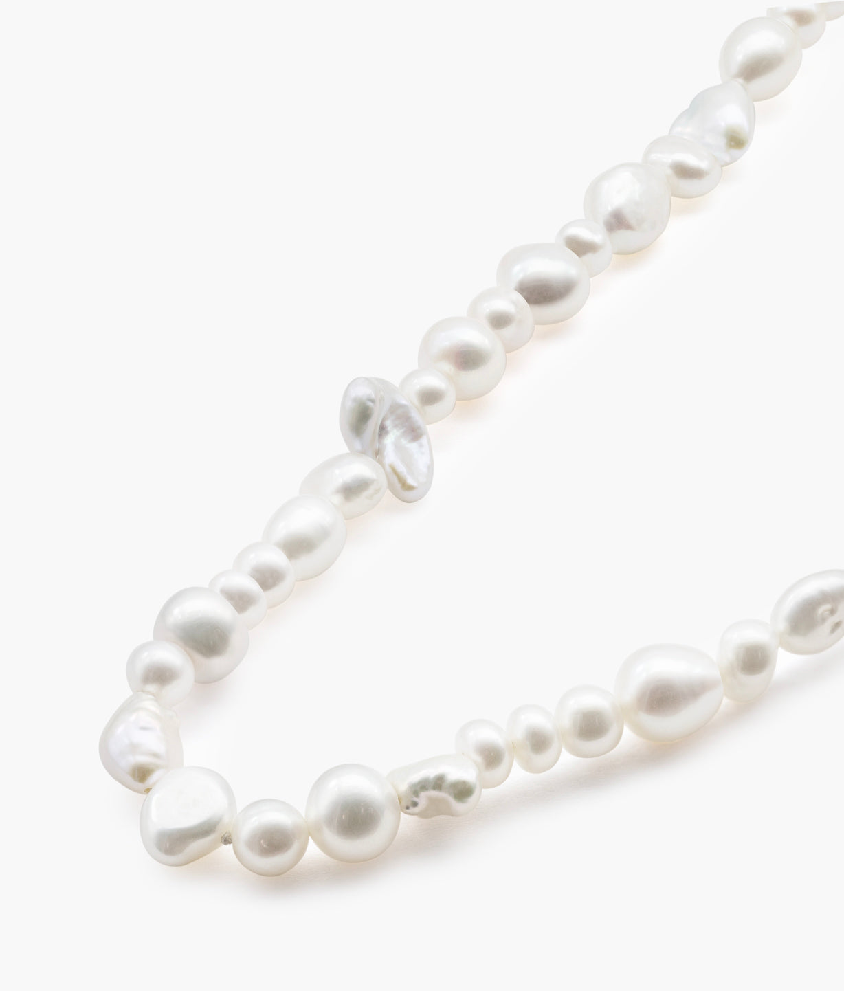 Naked Pearls Long Necklace