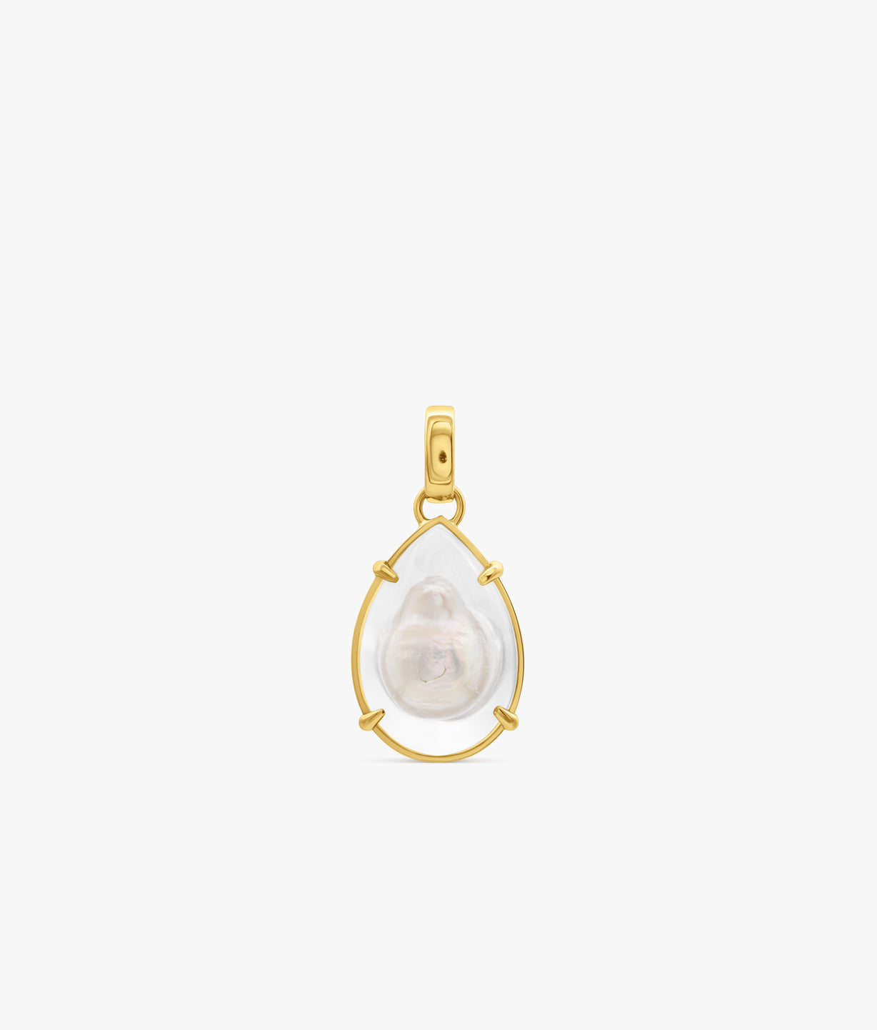 Naked Pearls Encapsulated Charm